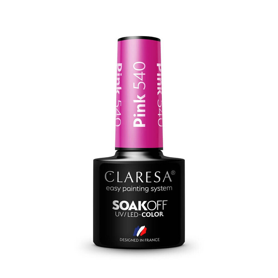 Claresa Vernice ibrida rosa UV/LED Soak Off 540, 5g