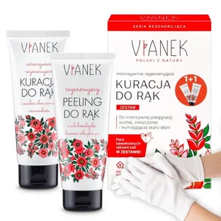 Vianek, Intensive Regenerative Hautpflege Set 75 ml + Peeling 70 g