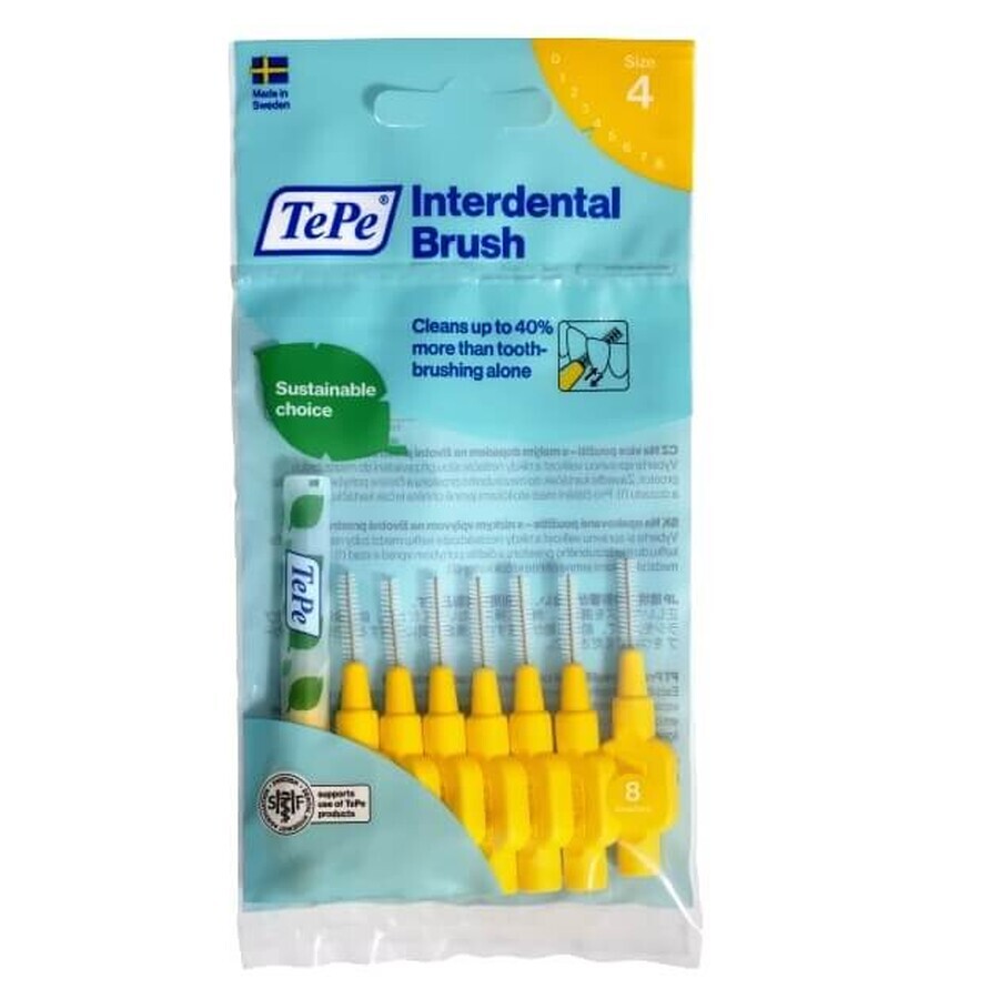 TePe Original Zahnbürsten 0,7mm 8 Stück.