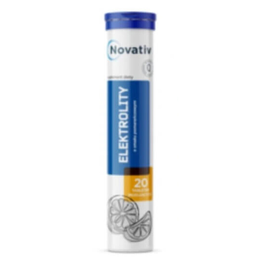 Novativ Elektrolity, 20 effervescent tablets