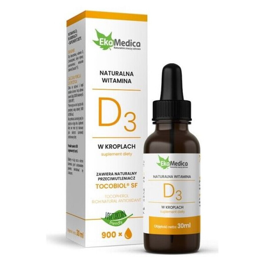 Vitamina D3 picături, 30 ml