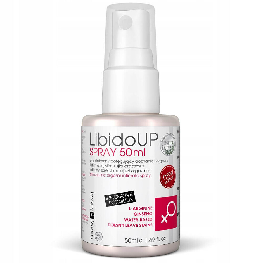Lovely Lovers LibidoUp Spray Potenciador de Sensaciones y Orgasmos, 50ml