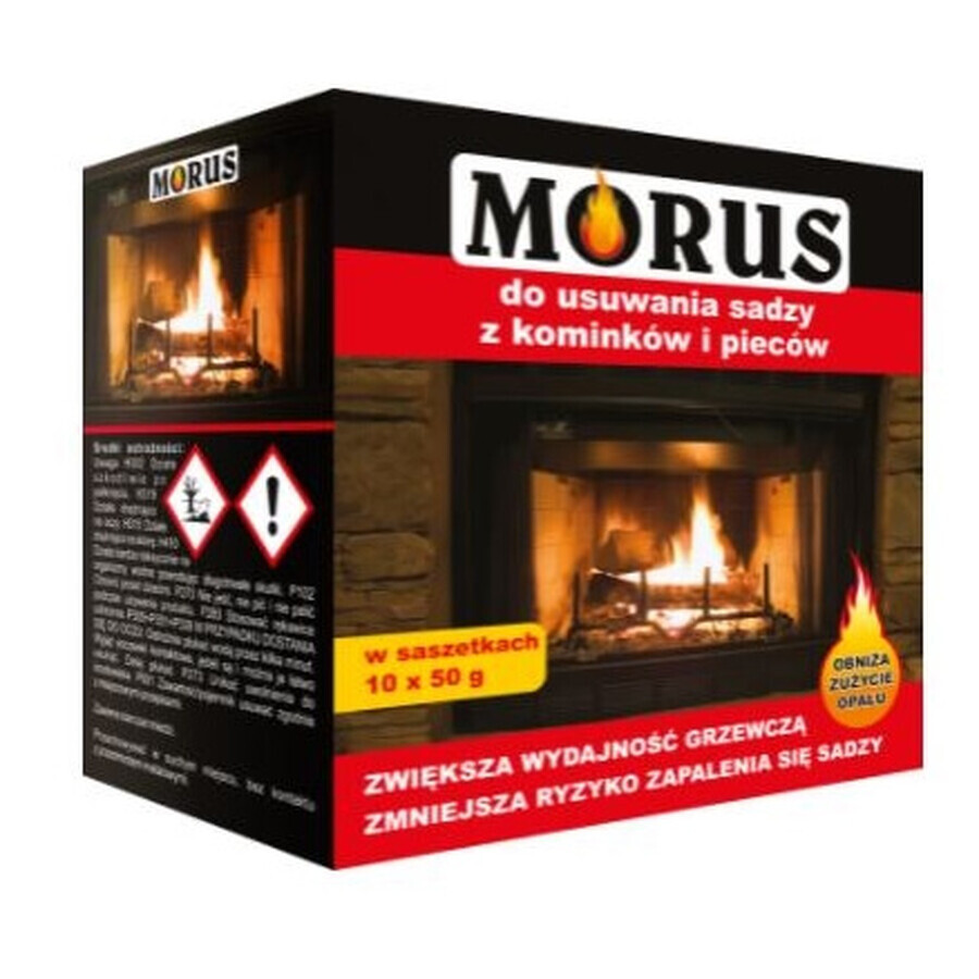 Bros, Morus, Morus Roet- en roetverwijderingspoeder voor open haarden en fornuizen, 50g