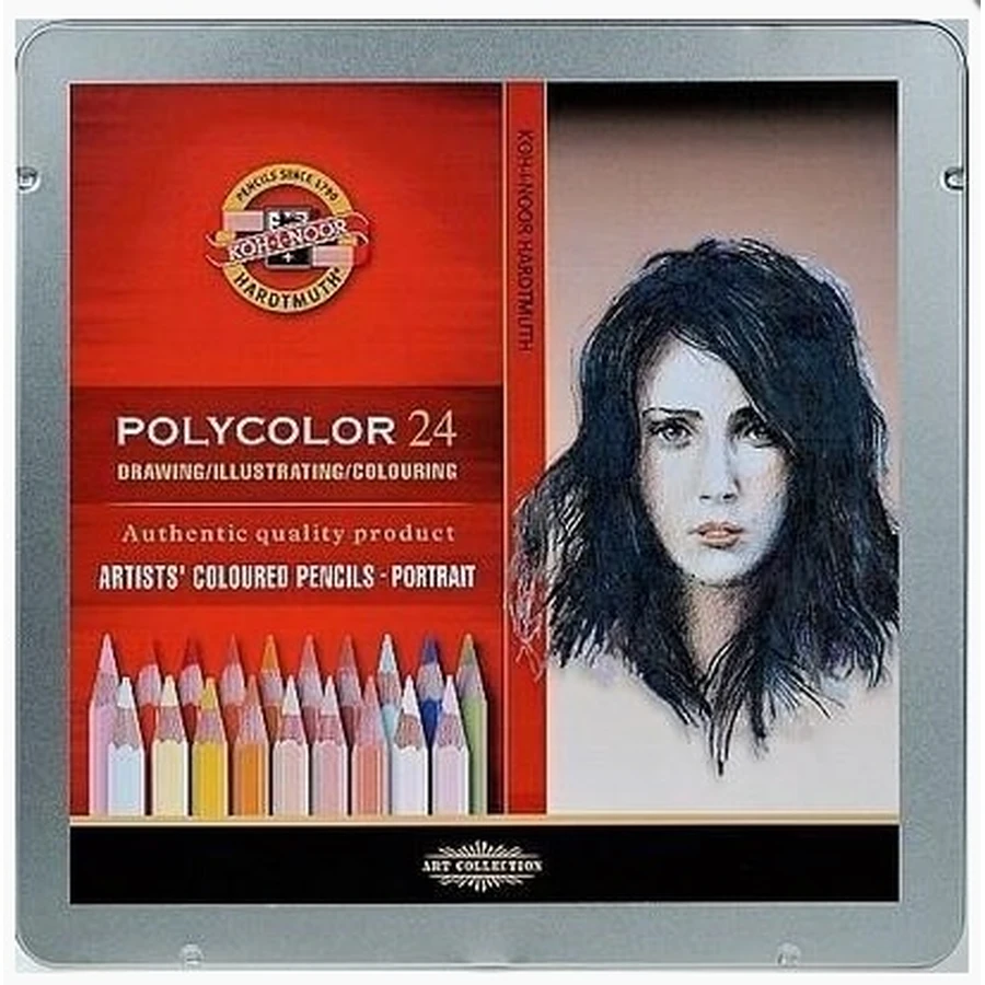 Polycolor pencils, 24 colors