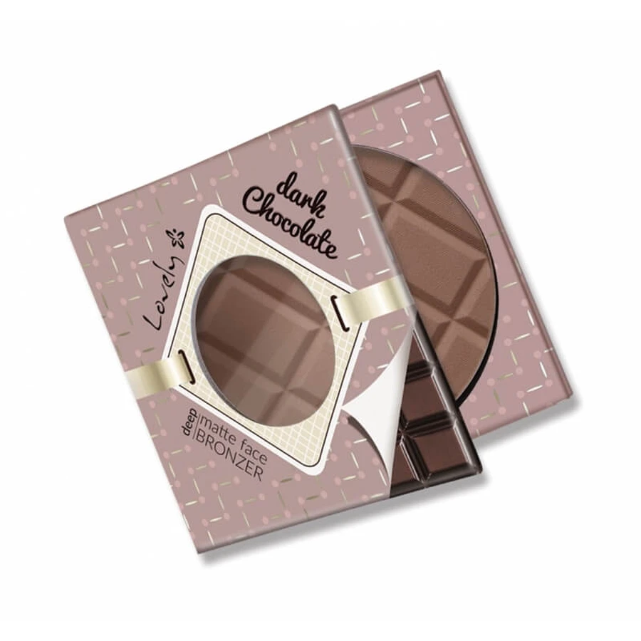 Lovely Bronce facial de chocolate negro, 9 g