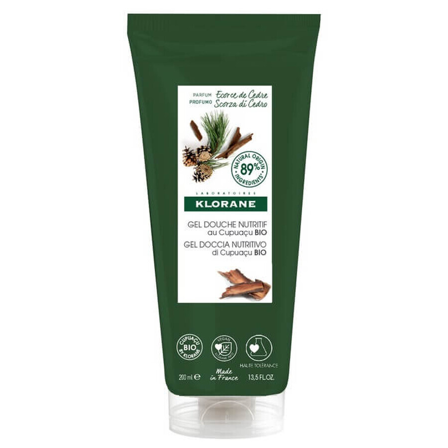 Klorane Voedende Douchegel Voedende Douchegel met Cederbast, 200ml