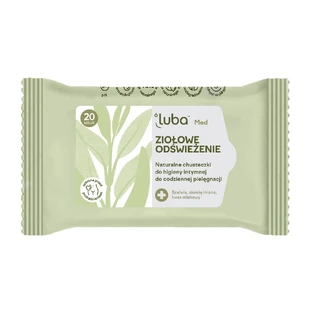 Luba Med Zioowe Odwieenie pañuelos naturales para la higiene íntima, 20 piezas