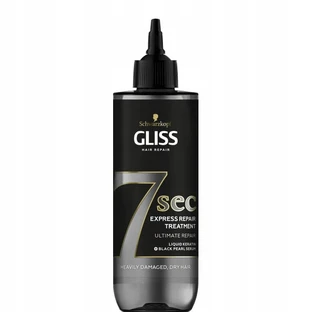 Gliss 7sec Tratamiento Reparador Express para cabellos dañados y muy secos, 200ml