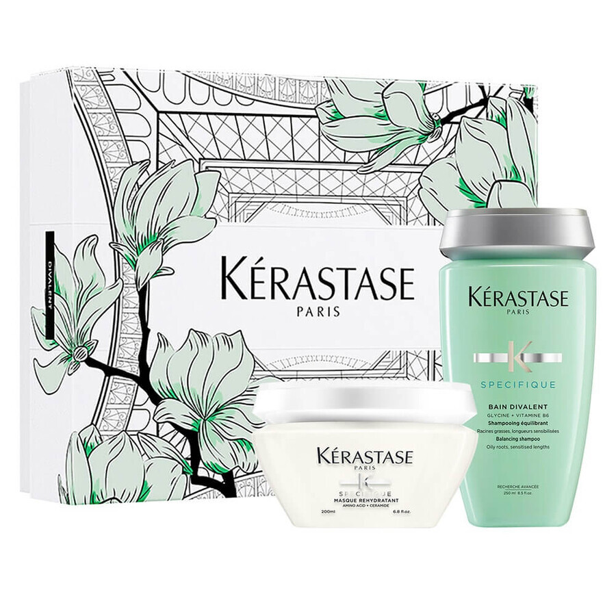 Shop Kerastase Divalent Spring, Wachs-Shampoo 250ml + Wachs-Maske 200ml Kerastase Divalent Spring, Wachs-Shampoo 250ml + Wachs-Maske 200ml