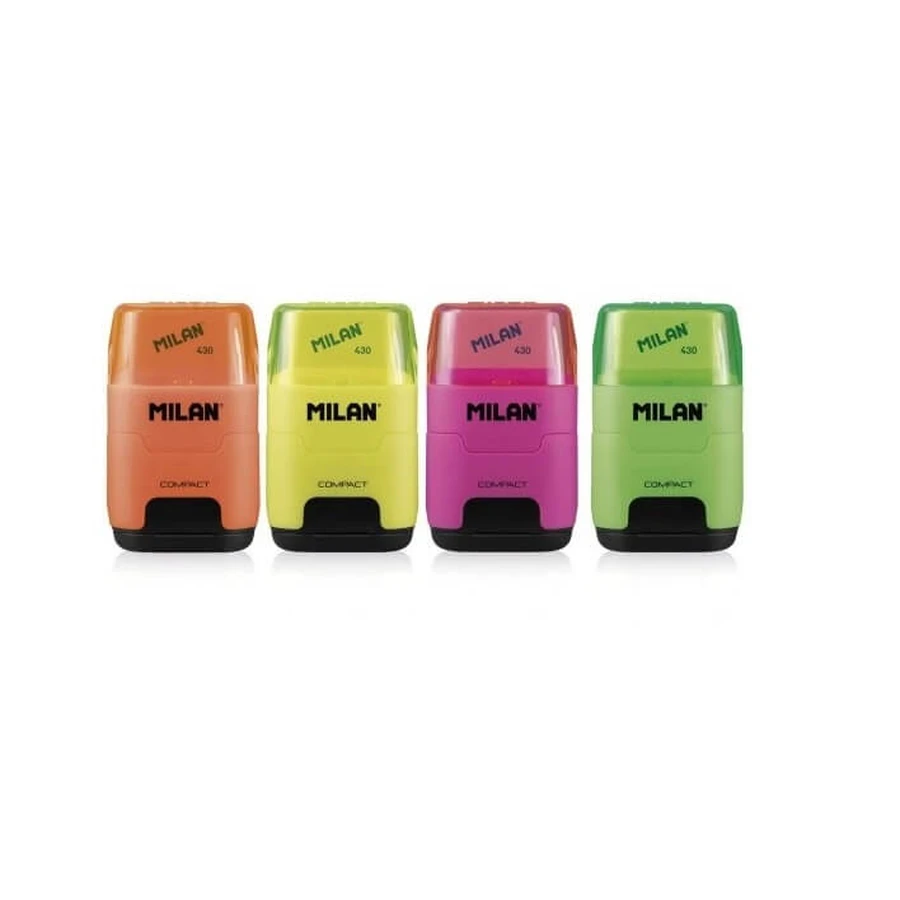 Milano, compact fluorescent eraser