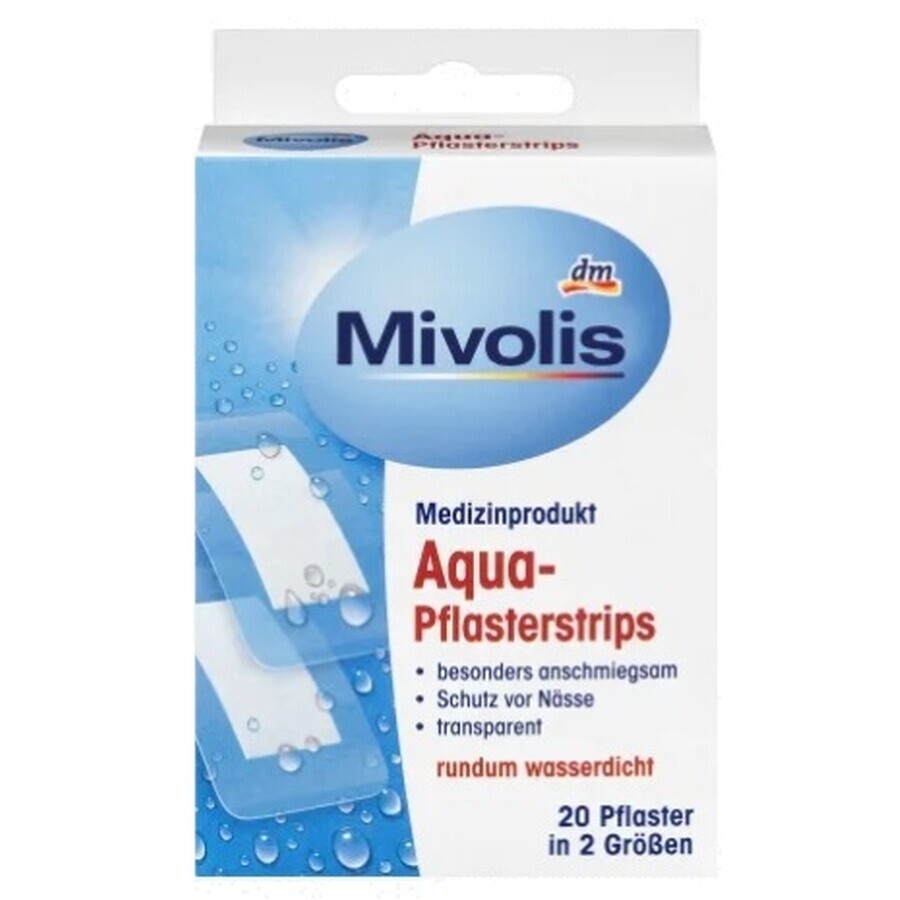 Mivolis, Waterdichte pleisters, 20 stuks
