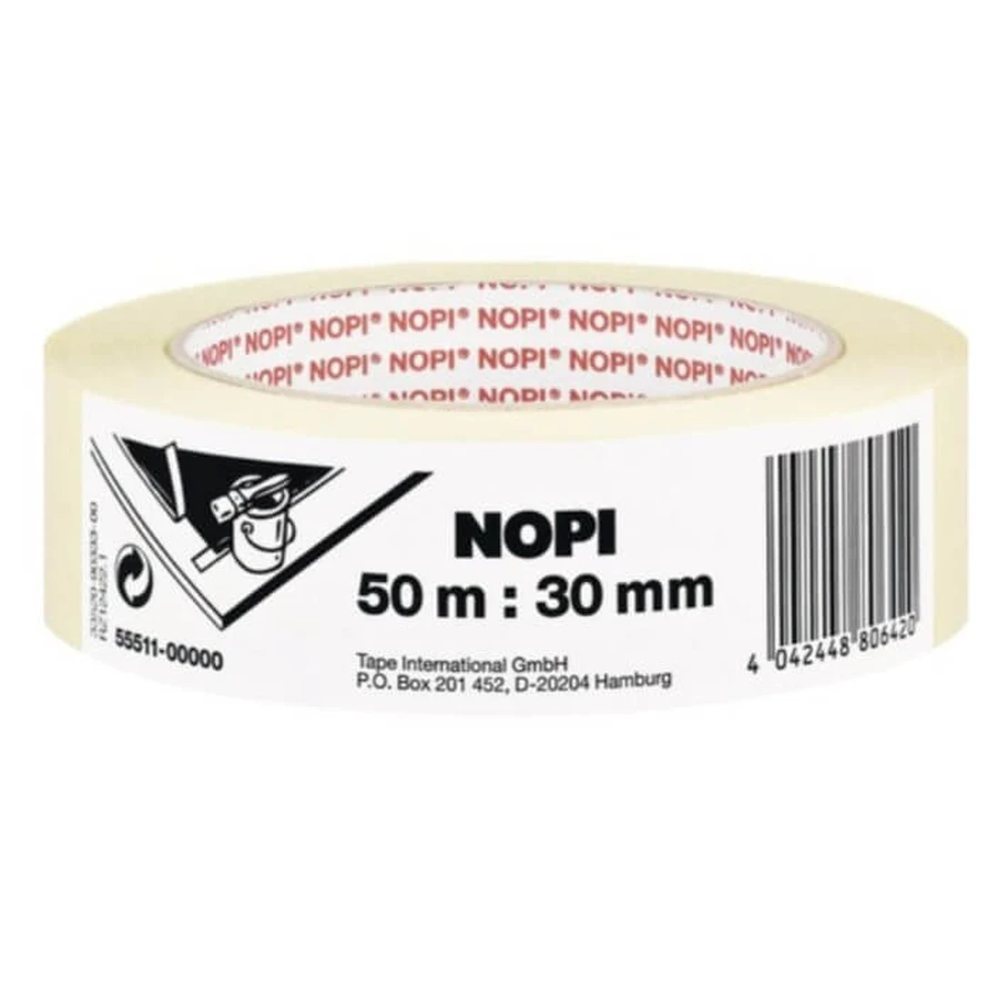 Nopi, nastro adesivo, beige, 25 mm x 5 m, 1 pz.