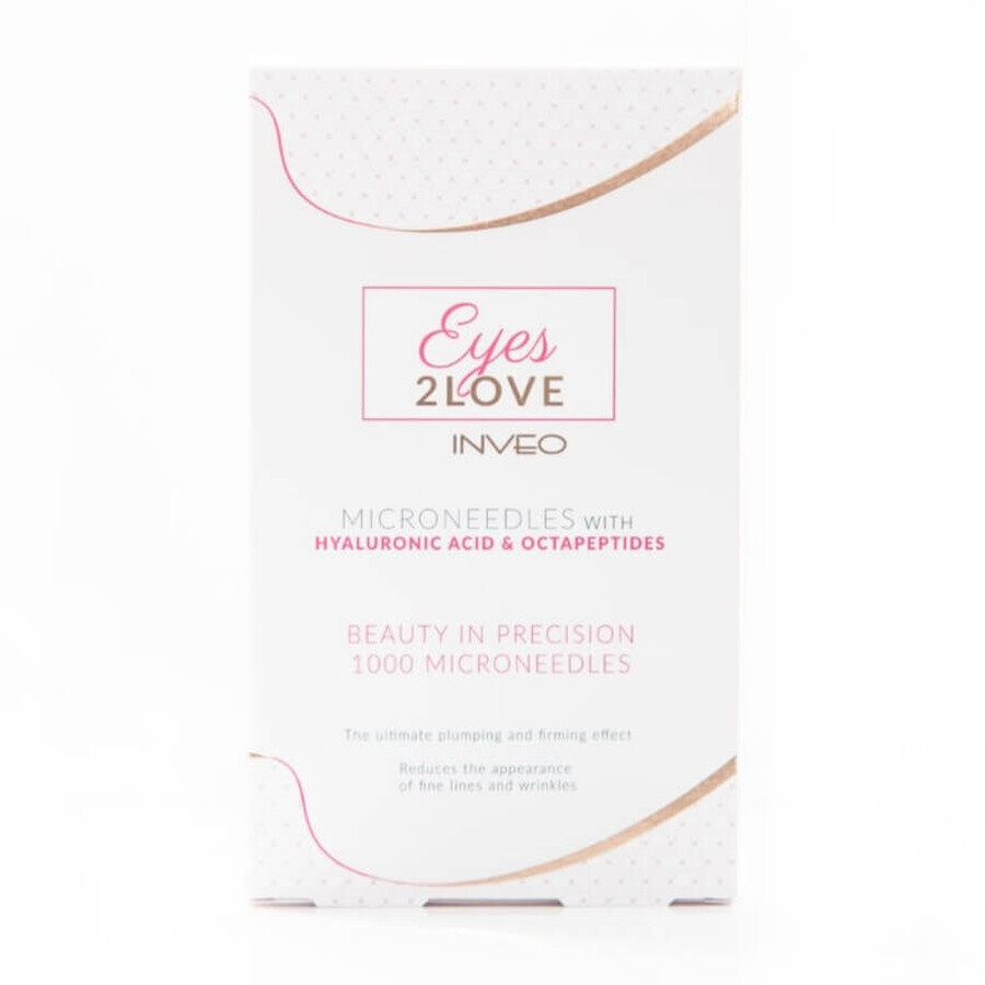 Inveo Eyes2Love ooglapjes met hyaluronzuur en octopeptide microkoppen, 1 paar