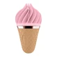 Sweet Treat Ophthalmic stimulator in the shape of a pink ice-cream stone