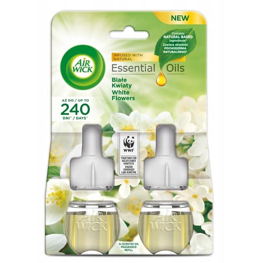 Air Wick, refill white flowers, 2 x 19 ml