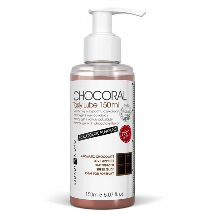 Lovely Lovers Chocoral Chocoral Leckeres Intim-Gleitmittel mit Schokoladengeschmack, 150ml