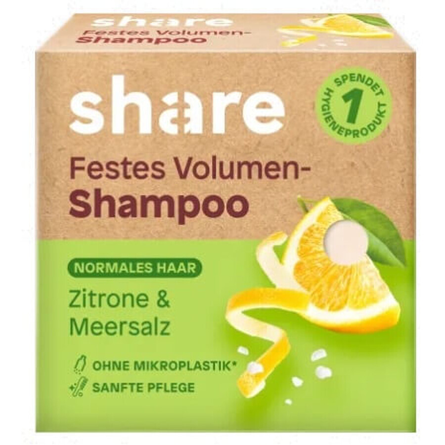Shop Share Wax Shampoo mit Zitronenwürfel und Meersalz, 60 g Share Wax Shampoo mit Zitronenwürfel und Meersalz, 60 g