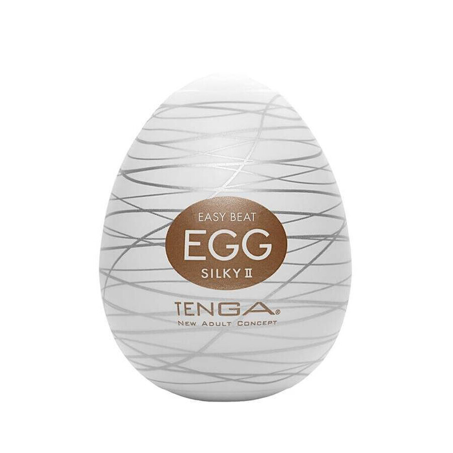 Easy Beat Egg Silky II Disposable Egg-shaped Masturbator