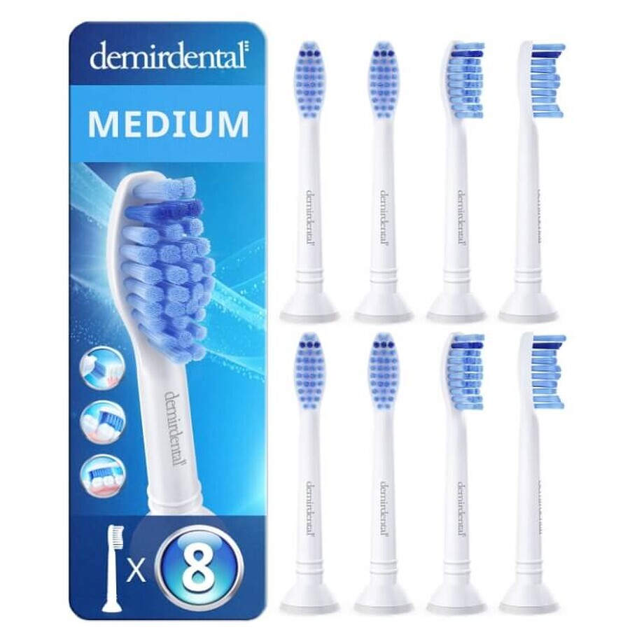 Demirdental, Medium HX6018, Porte-brosses à dents, 8 pièces