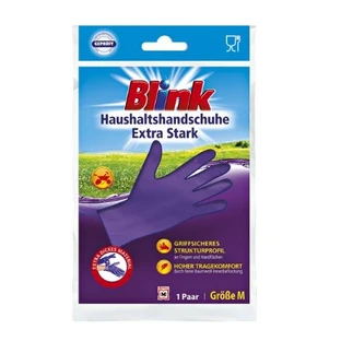 Blink, supersterke rubberen handschoenen M, paars, 1 st