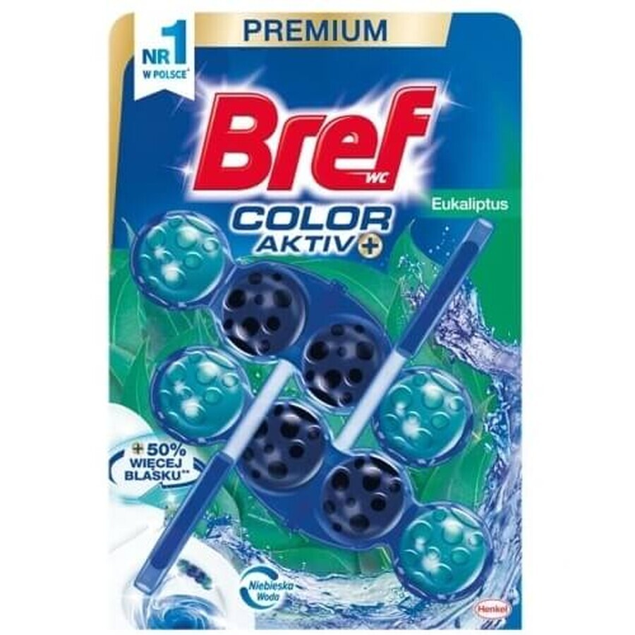 Bref, Color Aktiv+ WC Suspensie Eucalipt, 2 x 50g