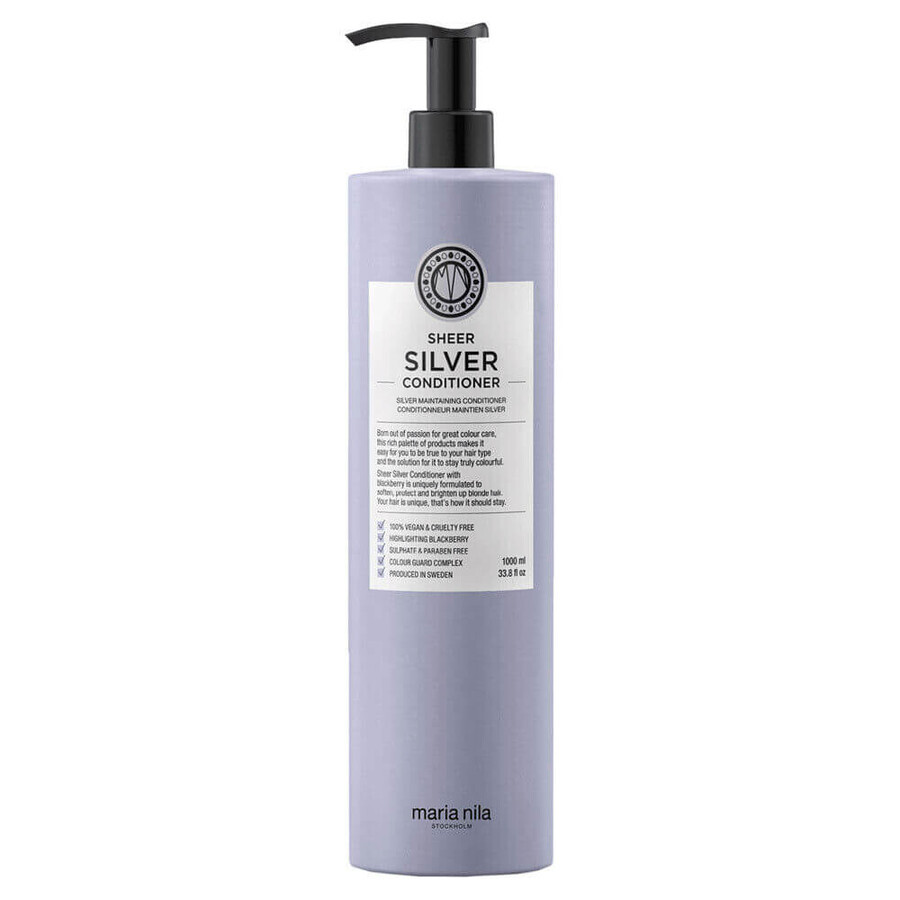 Maria Nila Sheer Silver Conditioner Hair Conditioner for neutralizing shades, 1000ml