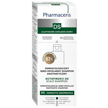 Pharmaceris Octopirox DS Dermatologische enzymatische sebo-micellaire shampoo, 125 ml