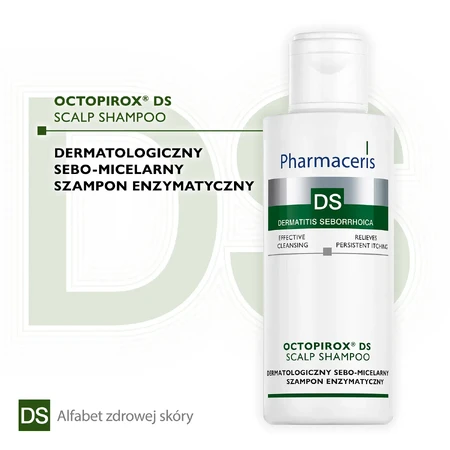 Pharmaceris Octopirox DS Dermatologische enzymatische sebo-micellaire shampoo, 125 ml