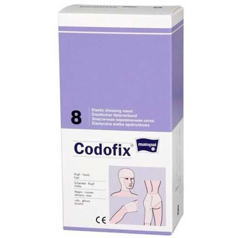 Codofix plasă de bandaj elastic nr. 8, 7-9.5cm x 10m (coapsă) - Pe termen lung!