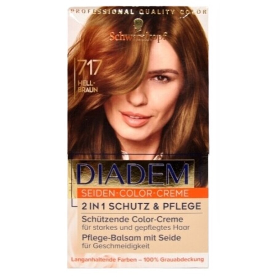 Schwarzkopf, Diadem, Colore a cera, chiaro brz 717, 180ml