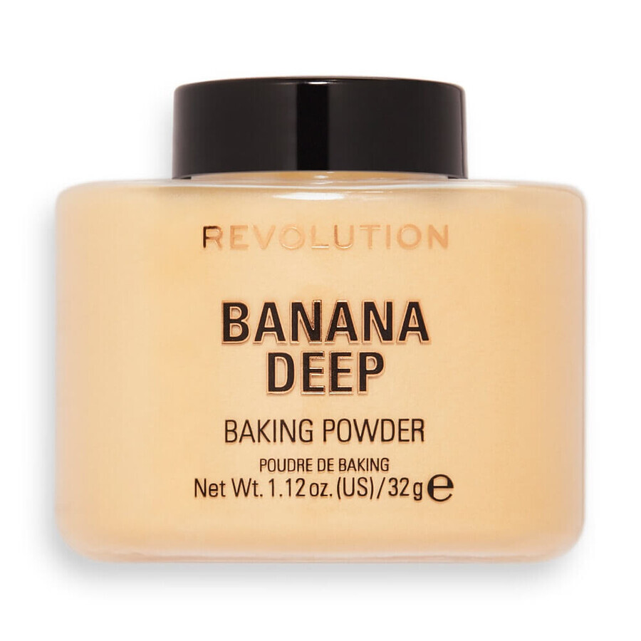 Makeup Revolution Powder Banana Deep Face Powder, 32g