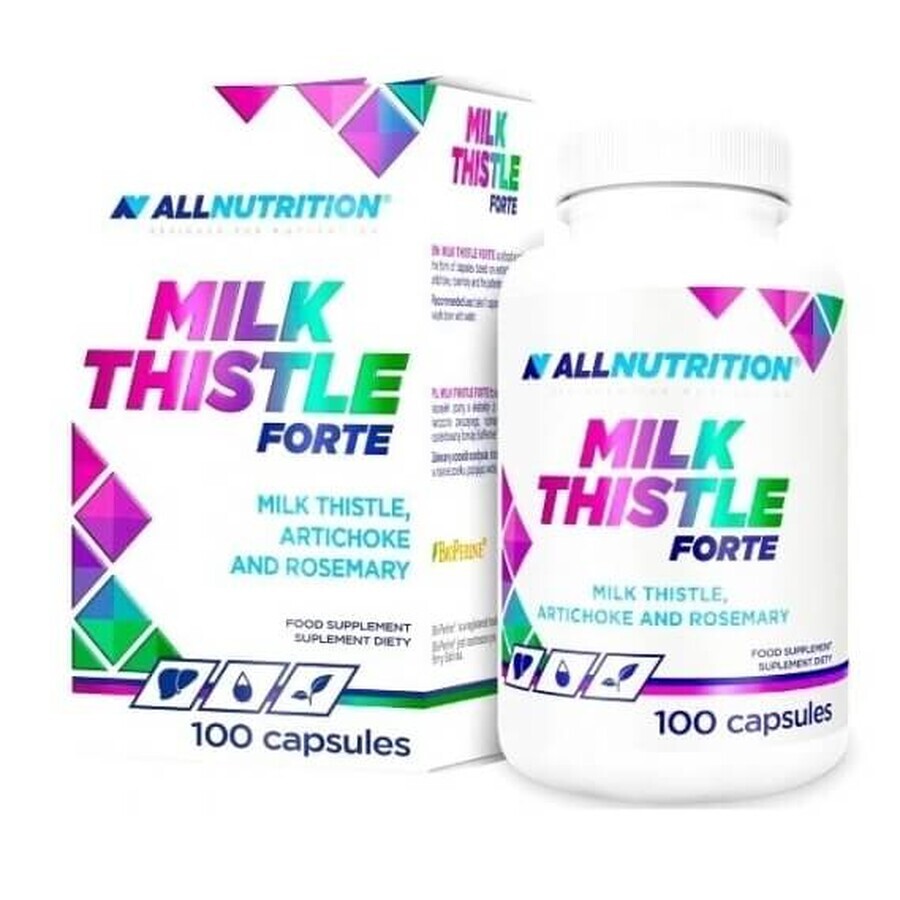 Allnutrition Milk Thistle Forte, 100 capsule