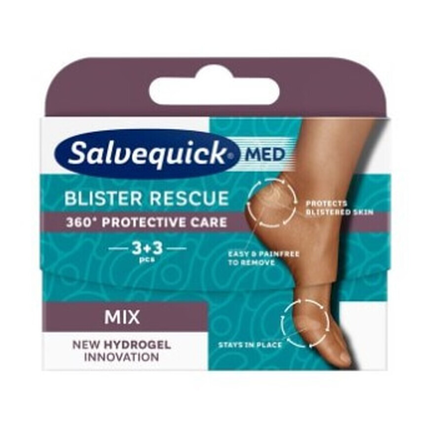 Salvequick Blister Rescue Fingers, 6 pieces