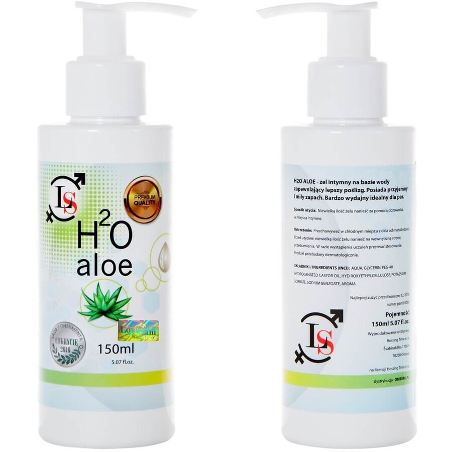 Love Stim H20 Aloe Kojcy Lozione intima per il corpo all'aloe vera con estratto di aloe vera, 150ml
