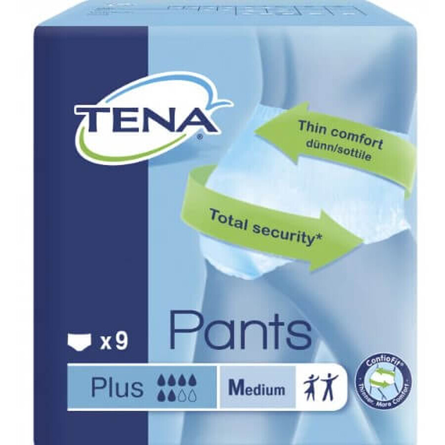 Tena, Pants Plus, lenjerie de corp, 9 bucăți