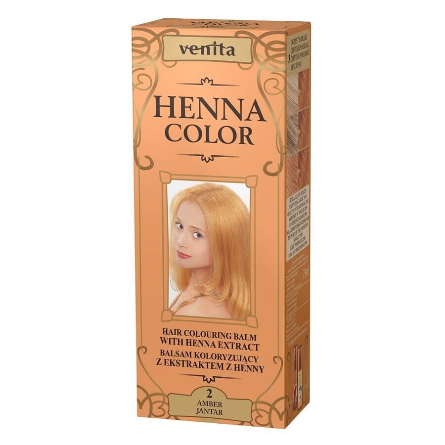 Venita Henna Colour Lozione colorante alle erbe con estratto di henné 2 Dinner, 75ml