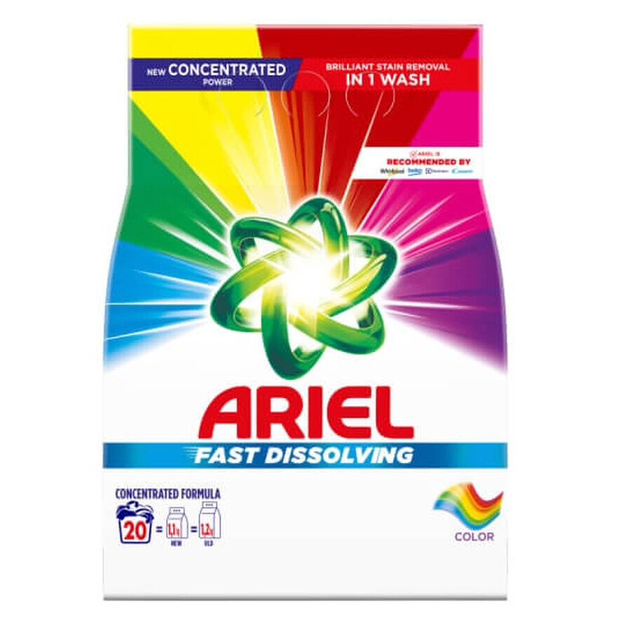 Ariel Schnell auflösendes Farbpulver, 1,1 kg