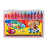 Colorino, crayons de couleur pour le maquillage, 12 couleurs