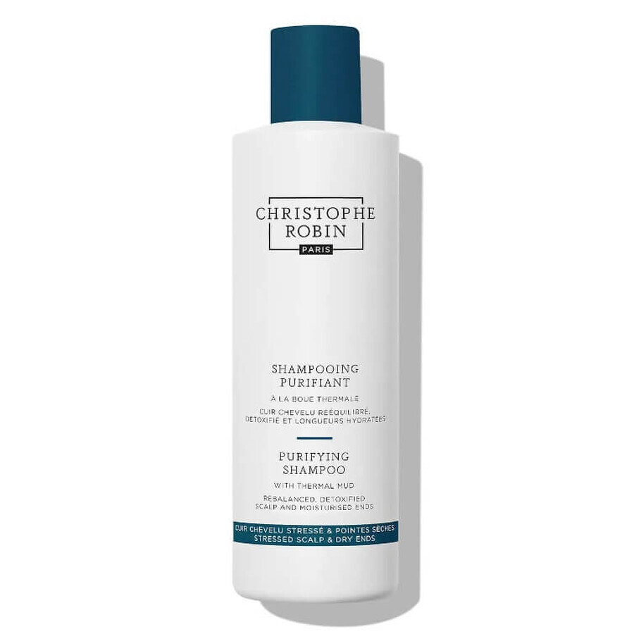 Christophe Robin Shampooing purifiant à la boue thermale, 250ml