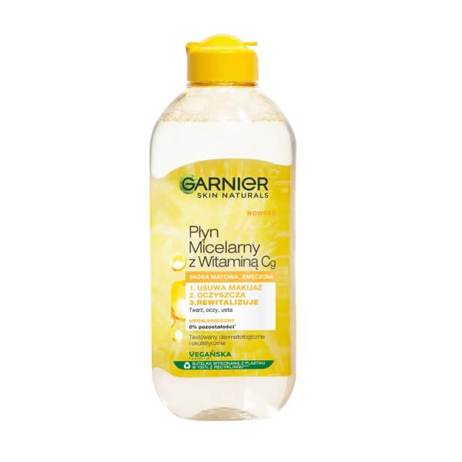 Garnier Skin Naturals Loción Micelar con Vitamina Cg, 400ml