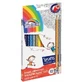 Colored pencils for eyes, 14 colors