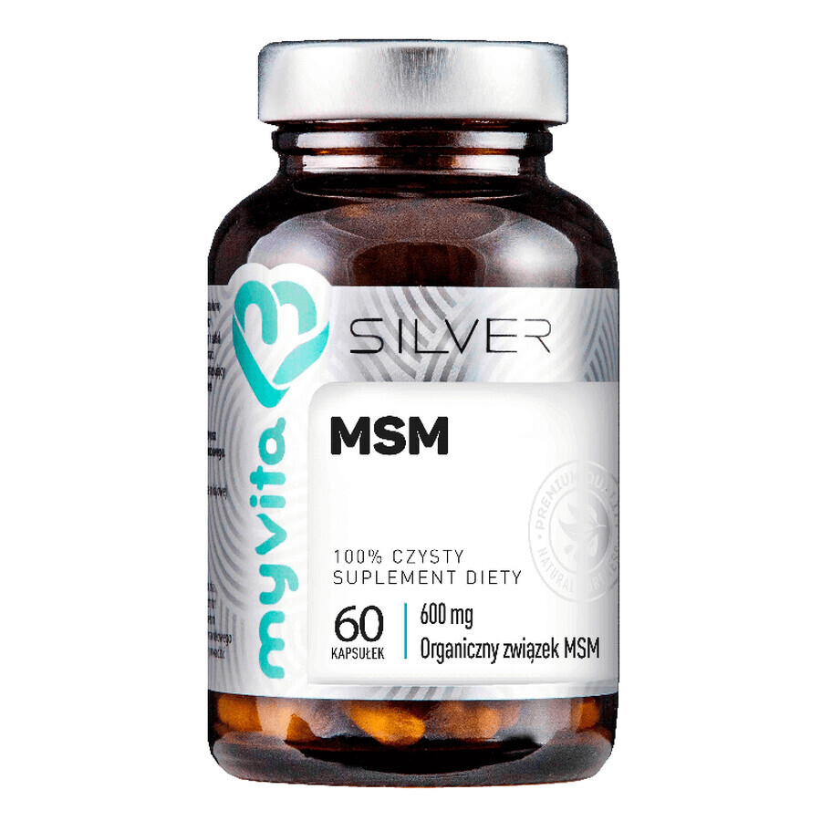MyVita Silver MSM 60 cápsulas