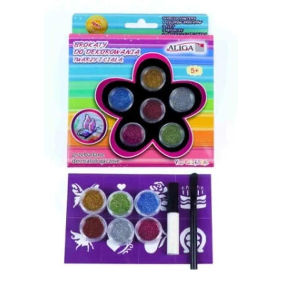 Glitter per la decorazione di viso e corpo, 1 pz