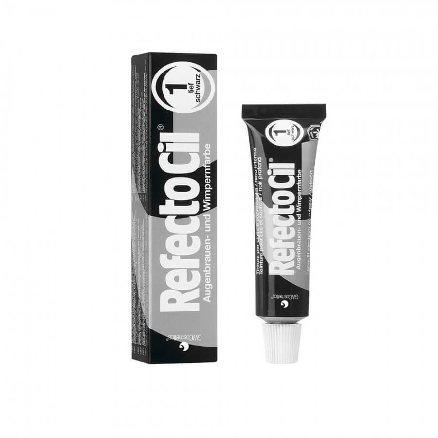 Refectocil Henné pour sourcils et cils 1 Noir pur, 15ml