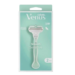 Venus, Smooth Sensitive, Rasierer mit 3 Klingen + 2 Klingen