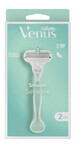 Venus, Smooth Sensitive, afeitadora con 3 hojas + 2 cuchillas