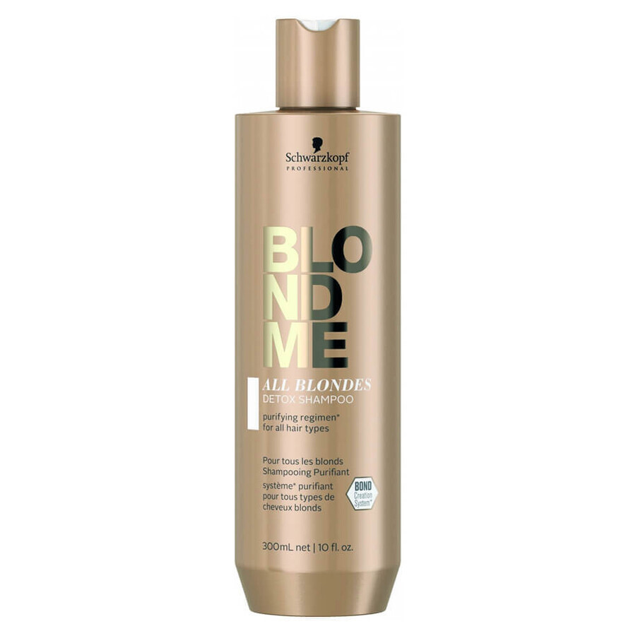 Boutique Schwarzkopf BlondMe All Blondes Shampooing détoxifiant à la cire 300ml Schwarzkopf BlondMe All Blondes Shampooing détoxifiant à la cire 300ml