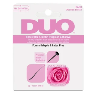 Ardell Duo Rosewater amp; Biotin Striplash Adhesive Glue for Dark Lashes, 5g