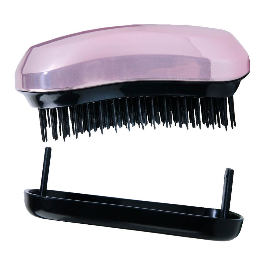 Inter Vion Brush amp ; Go Compact Wax Brush with Cap Metallic Pink (brosse à cire compacte avec capuchon)