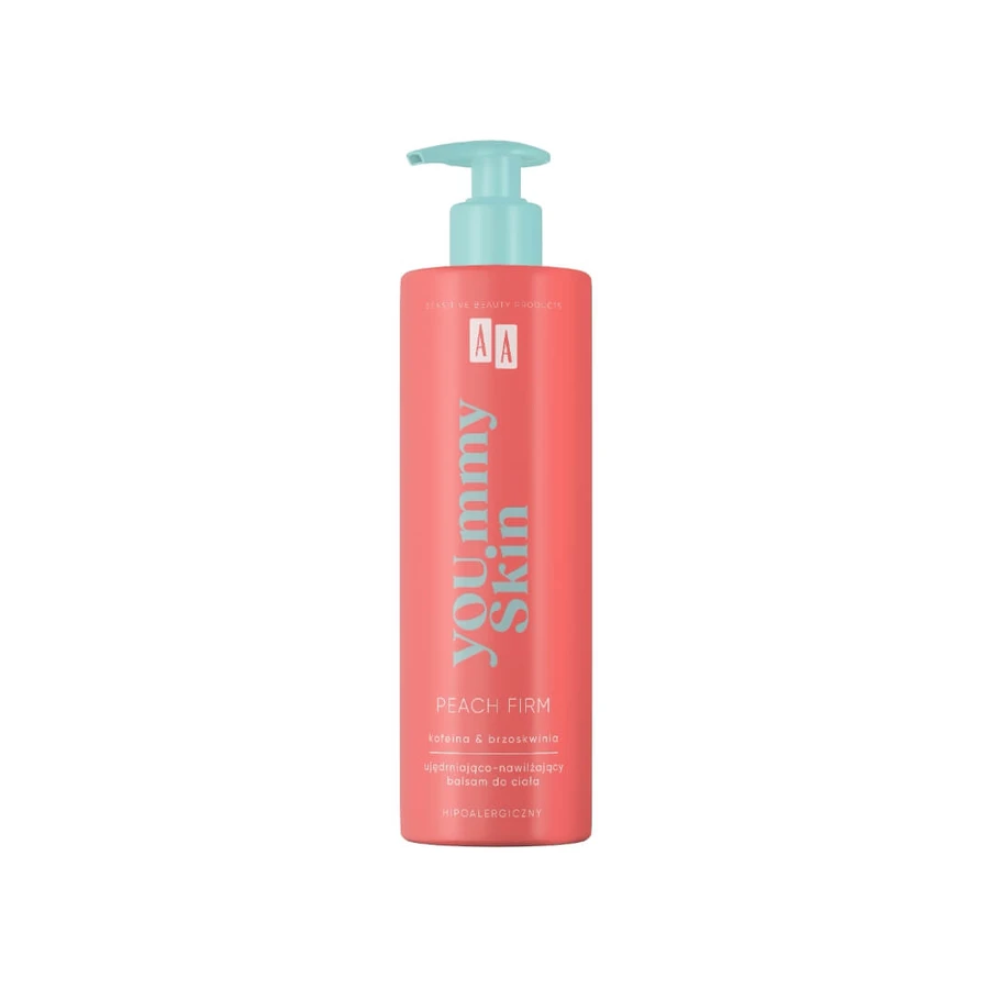 AA Yoummy Skin Peach Firm, lait corporel raffermissant et hydratant 400 ml